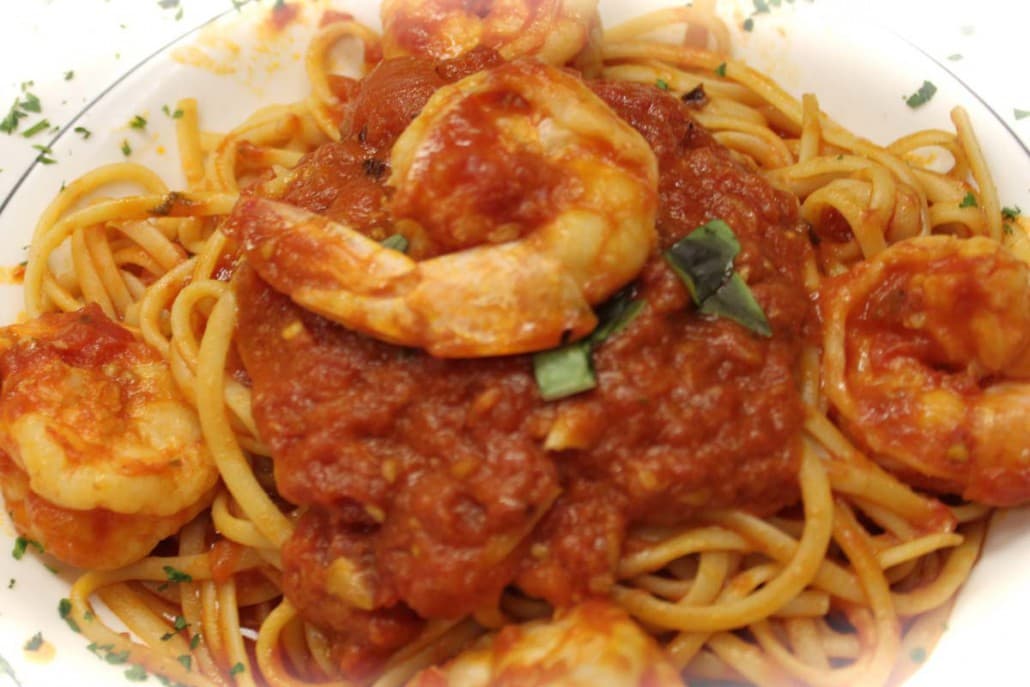 SHRIMP ARRABIATA